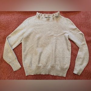 J. Crew Ruffle-Neck Sweater